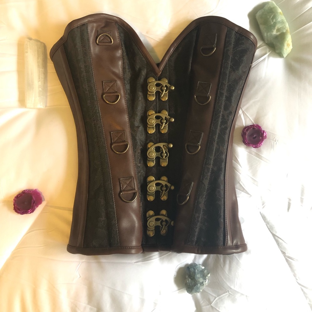 Steampunk corset (belt sold separately)